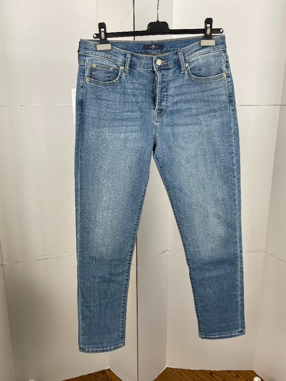 NWT 7 For All Mankind Josephina Feminine Slim Boyfriend Denim Jeans sz 29